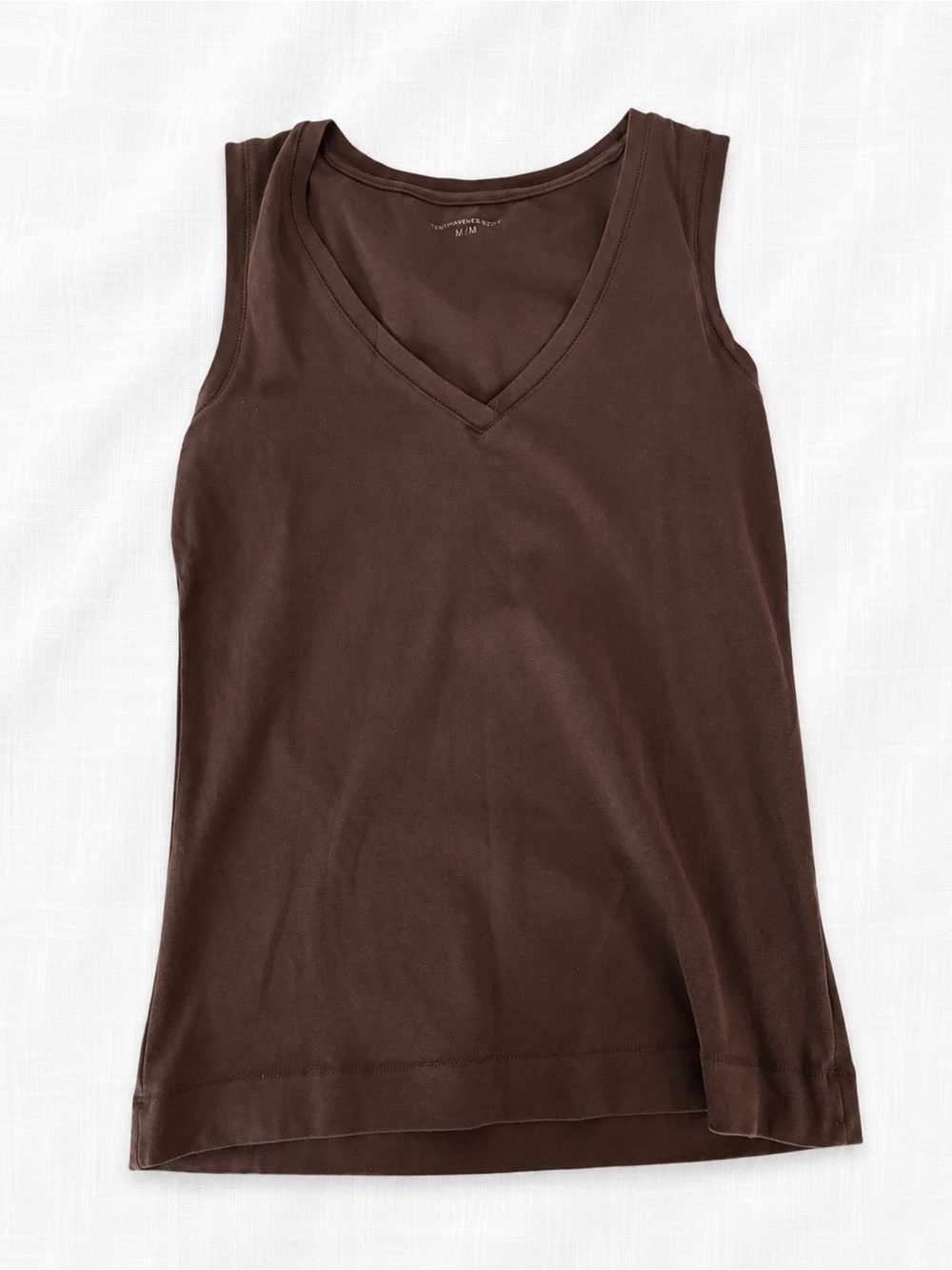 Denver Hayes Brown V-Neck Tank Top